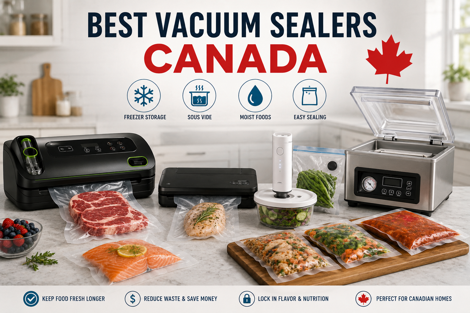 Best Vacuum Sealers for Home Use in Canada